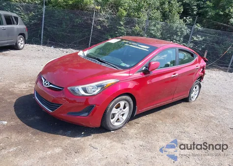 2015 Hyundai Elantra Se из США, поврежденный, VIN 5NPDH4AE1FH615888